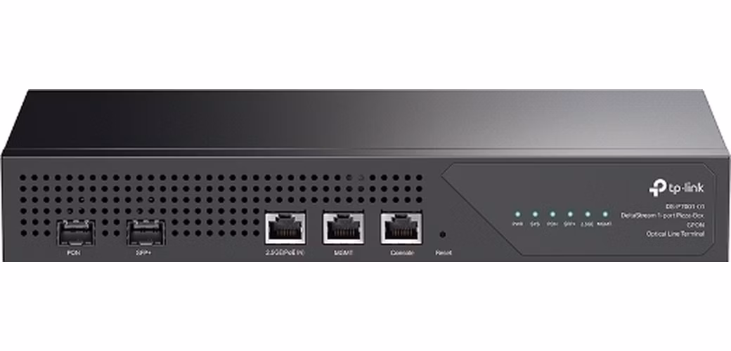 TP-Link DS-P7001-01 - DeltaStream 1-port Pizza-box GPON OLT, 1x SFP GPON, 1x 10GB SFP+, 1x 2.5GLAN