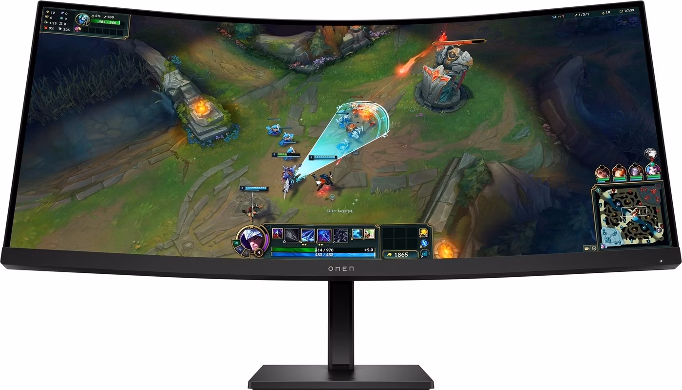 HP OMEN/34c G2/34"/VA/wQHD/180Hz/1ms/Black/2R