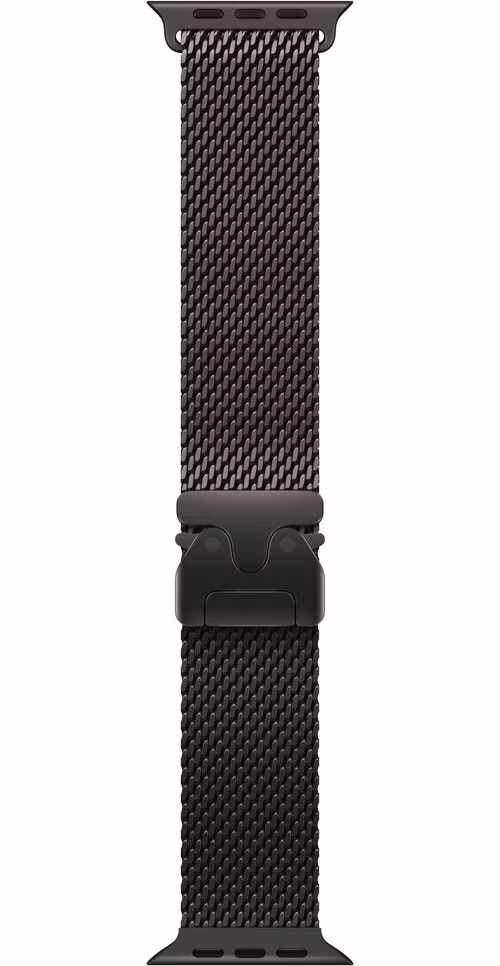 Watch Acc/49/Black Titanium Milanese Loop - S