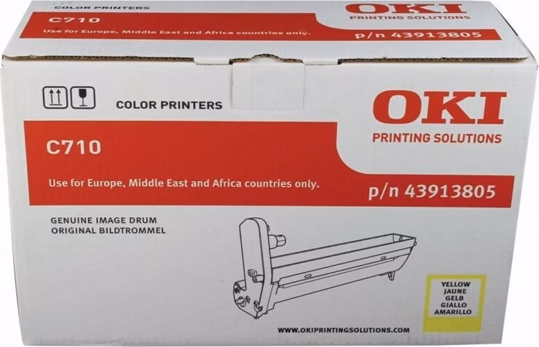 OKI originál obrazový válec pro žlutý toner do C710 (15 000 stránek)