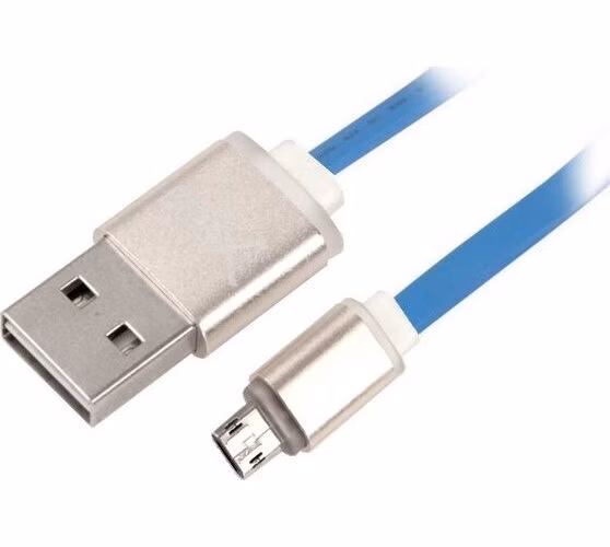 Net-X kabel Micro USB to USB Nabíjení/Synchronizace, oboustranné konektory - modrý