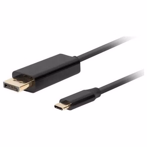 Lanberg USB-C(M)->DisplayPort(M) kabel 3m 4K 60Hz černá