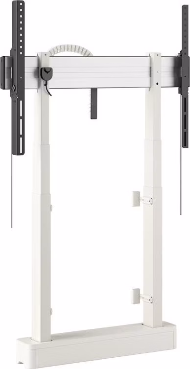 Vogels RISE Elektrický TV lift s montáží podlaha-stěna, rychlost 80 mm/s bílý