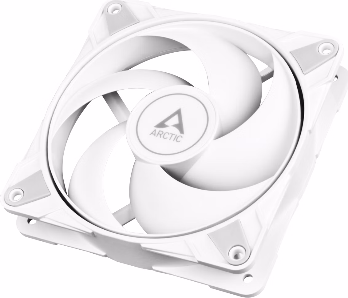 ARCTIC P12 Max (WHITE) - 120mm Case Fan - fluid dynamic bearing - max 3300 RPM - PWM regulated - Whi