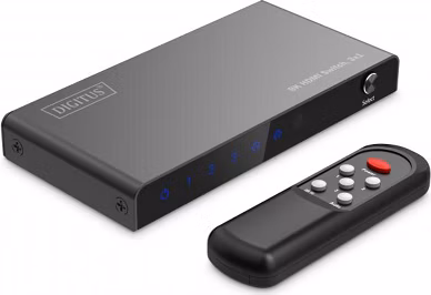 DIGITUS 3x1 HDMI Switch, 8K/60Hz (4:4:4), HDR, HDCP 2.3