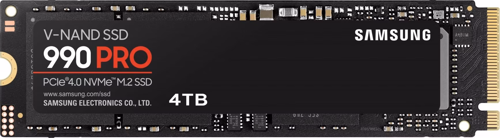 SAMSUNG 990 PRO 4TB SSD / M.2 2280 / PCIe 4.0 4x NVMe / Interní