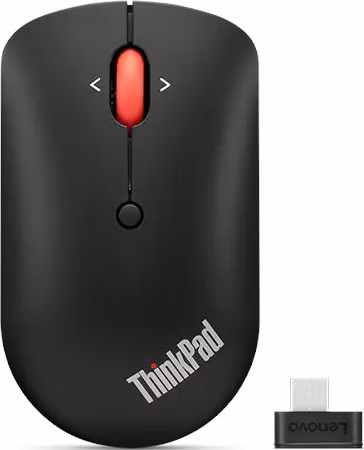 Lenovo ThinkPad USB-C/Kancelářská/Blue Track/2 400 DPI/Bezdrátová USB/Černá