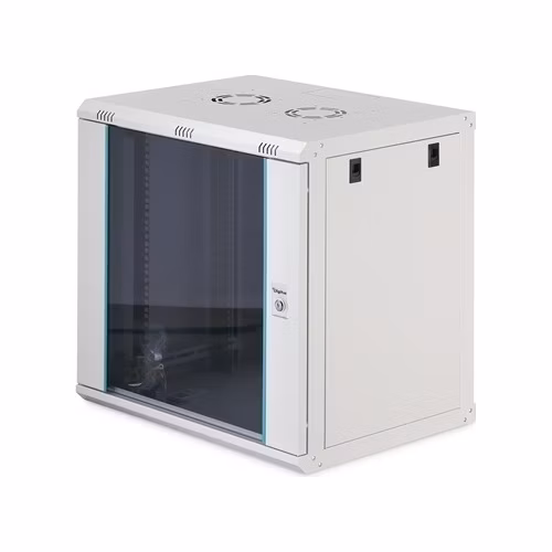DIGITUS DN-37108 Nástěnná skříň 12U, Dynamic-N, 19", 600x450mm, nesmontovaná, šedá (RAL 7035)