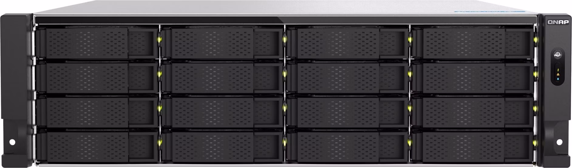 QNAP TS-h1677AXU-RP-R7-32G (8C/AMDRyzen77000/5,3GHz/32GBRAM/16xSATA/2xM.2/2x2,5GbE/2x10GbE/2xUSB3.2/3xPCIe/RP)