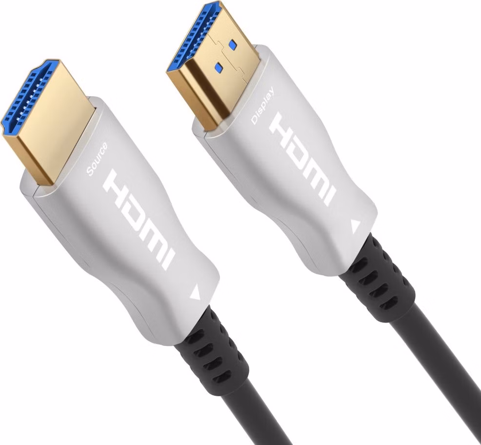PremiumCord HDMI optický fiber High Speed + Ethernet kabel/ 4K@60Hz/ M/M/ zlacené konektory/ 5m/ černá