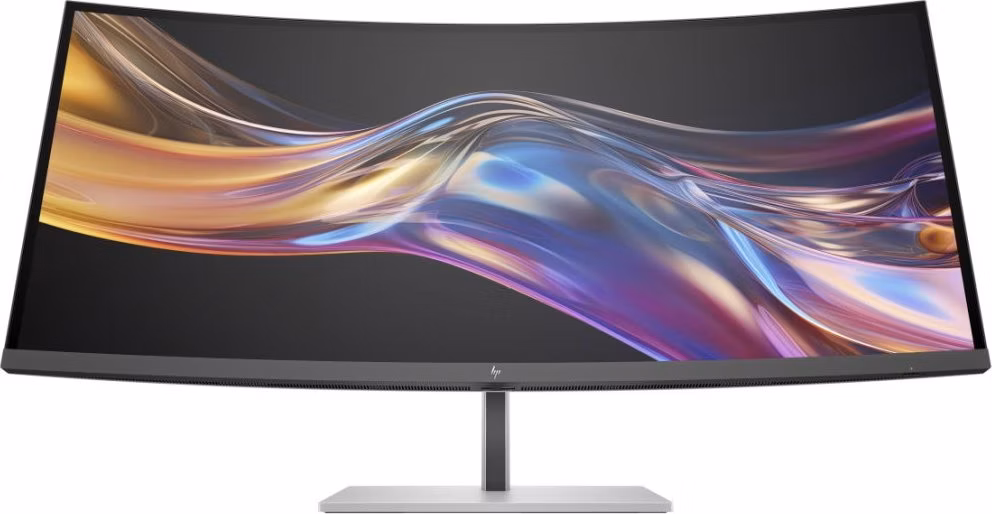 HP 738pu/ 37,5"/ prohnutý/ 3840x1600/ IPS/ 5ms/ 400 cd/m2/ 2000:1/ HDMI/ DP/ USB/ Thunderbolt4/ VESA/ stříbrný