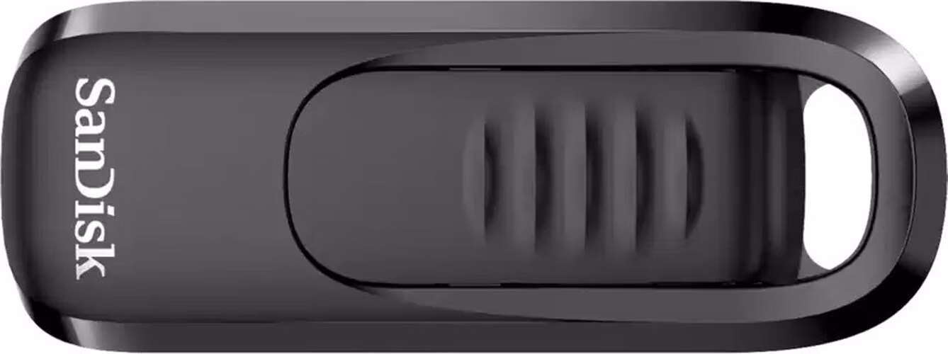 SanDisk Ultra Slider USB Type-C 128GB / USB Type-C / USB 3.2 Gen 1 / Zasouvací konektor