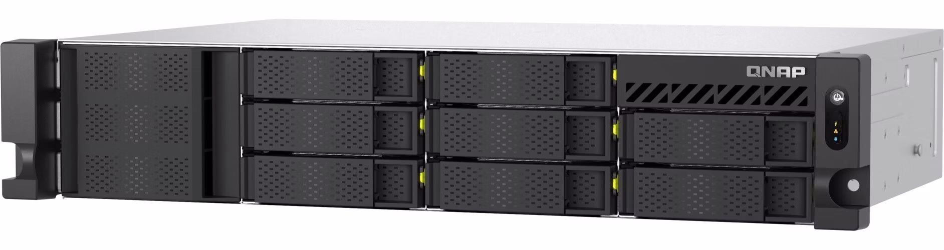 QNAP TS-h1073BXeU-RP-8G (Ryzén V1780B, ZFS, 8GB RAM, 8x SATA + 2x E1.S, 2x 2,5GbE, 2x 10GbE)