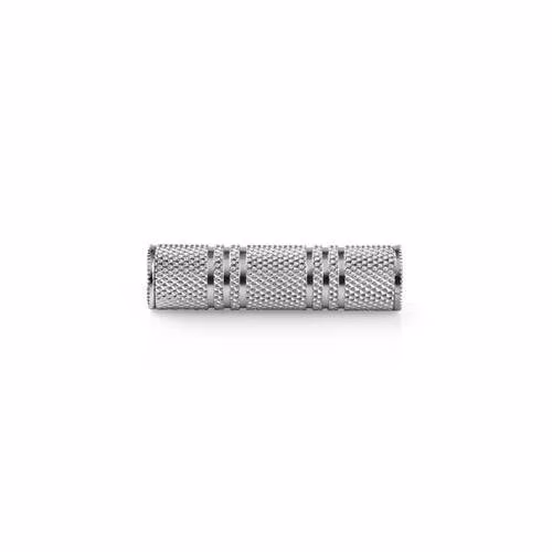 Nedis CAGB22950ME - Stereofonní audioadaptér | 3,5mm Zásuvka - 3,5mm Zásuvka | Kov