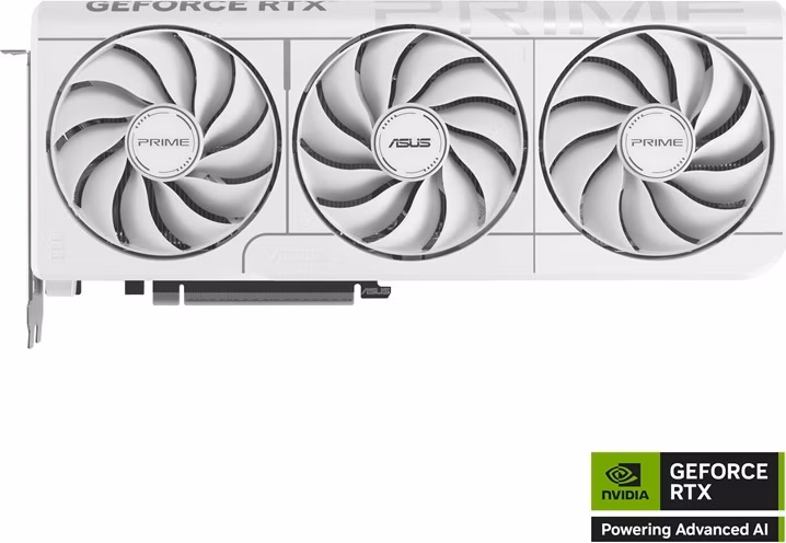 ASUS VGA NVIDIA GeForce RTX 5070 PRIME 12GB OC WHITE, 12GB GDDR7, 3xDP, 1xHDMI