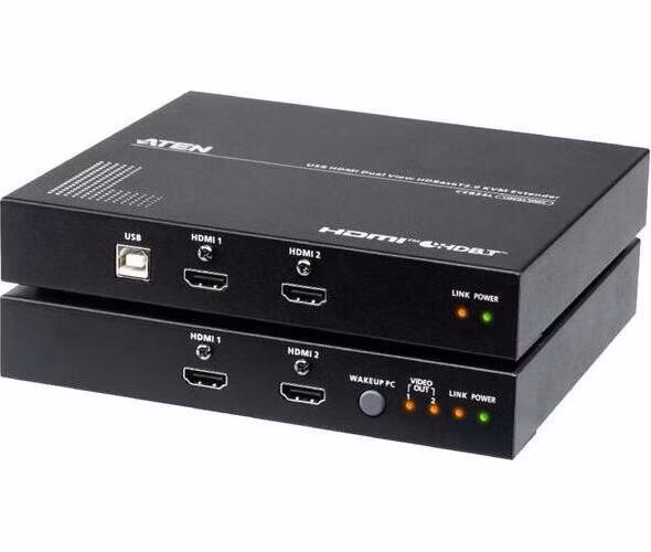 ATEN USB HDMI Dual View HDBaseT 2.0 KVM Extender