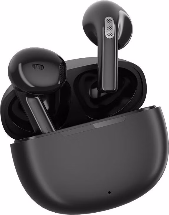 QCY - T20 AilyPods bezdrôtové slúchadlá s dobíjacím boxom, Bluetooth 5.3, čierna