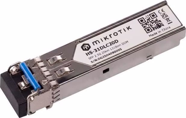 MikroTik HS-31DLC20, 1G/2.5G SFP SM modul (20km)