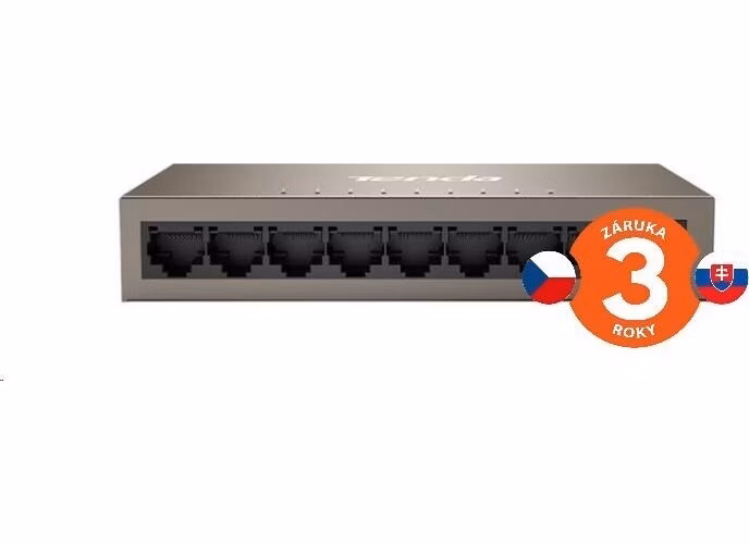Tenda TEG1008M 8x Gigabitový stolný ethernetový prepínač