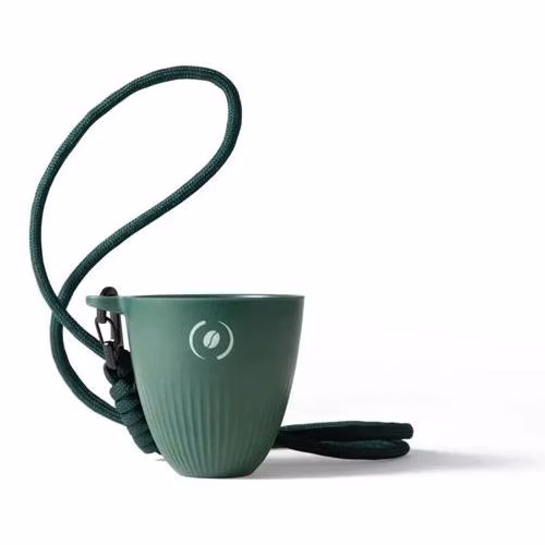Outin Espresso šálka Rebrew, farba zelená