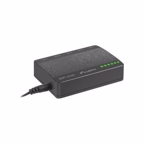 LANBERG SWITCH DSP1-0105 5X 100MB/S UNMANAGED FAST ETHERNET DESKTOP 5V