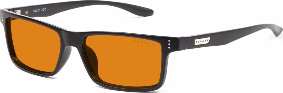 GUNNAR kancelářske/herní brýle  VERTEX ONYX jantarová skla MAX BLF 98 GUNNAR focus