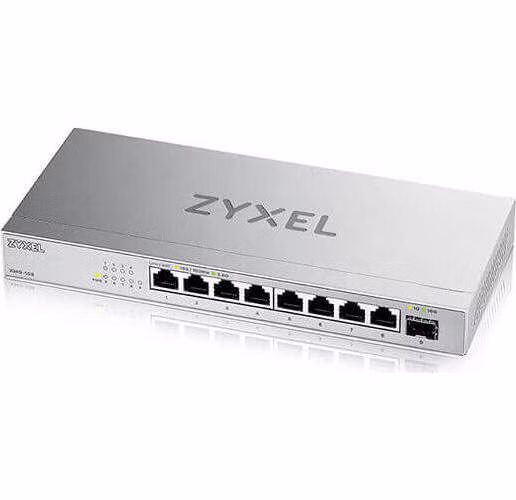 Zyxel XMG-108 8 Ports 2,5G + 1 SFP+ Desktop MultiGig unmanaged Switch