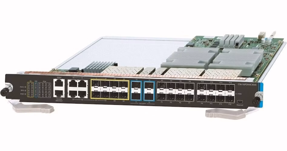 Planet CS6-16PON4C4S4X modul, 16-port xPON, 4-port 1Gb TP/SFP, 4-port 1Gb SFP, 4-port 10Gb SFP+, pro CS-6303R a CS-6306R