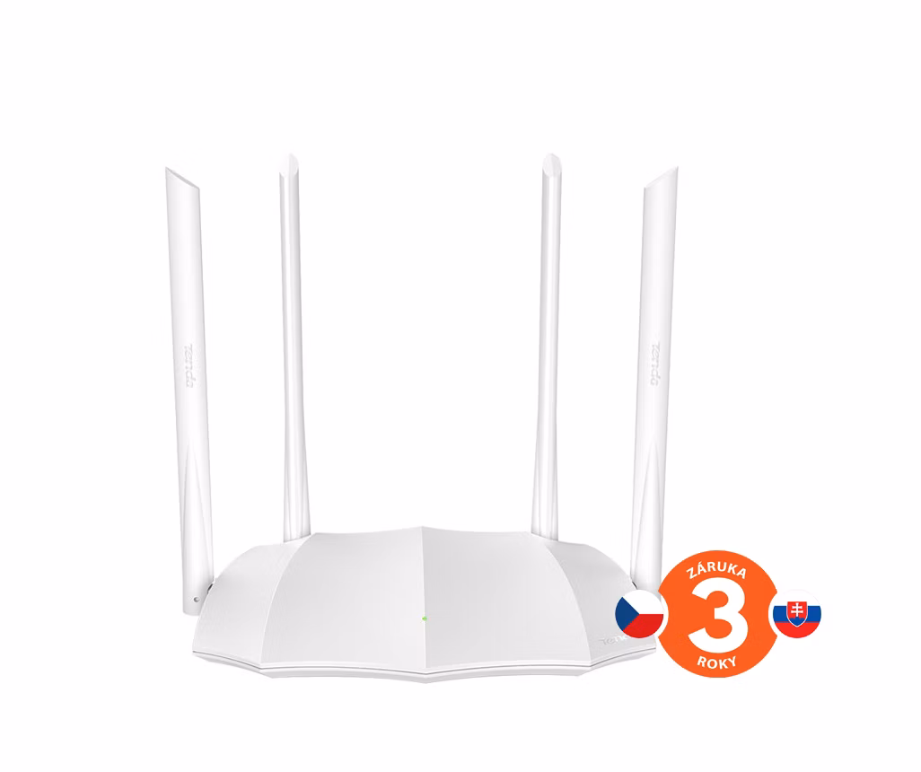 Tenda AC5 v3 - Bezdrôtový smerovač AC 802.11ac/a/b/g/n, 1200 Mb/s, VPN, IPTV, WISP, univerzálny opakovač, biely