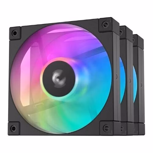 DEEPCOOL Ventilátor FD12 ARGB 3v1, 3x120mm, ARGB, černá