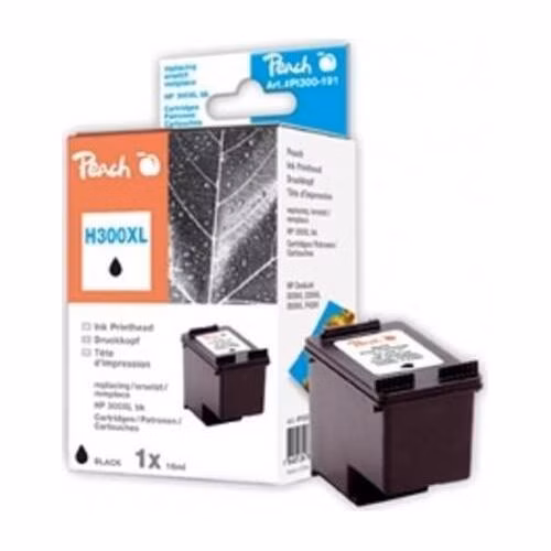 PEACH kompatibilní cartridge HP CC641E No.300, Black, 19 ml