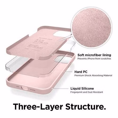 Elago kryt Silicone Case pre iPhone 12 mini - Lovely Pink