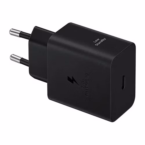 Samsung cestovní nabíječka EP-T4511XBE, Fast Charging 45W, USB-C + datový kabel USB-C, černá