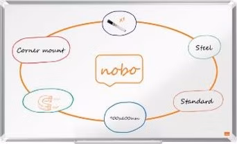 Nobo magnetická tabule Premium Plus 900 x 600 mm