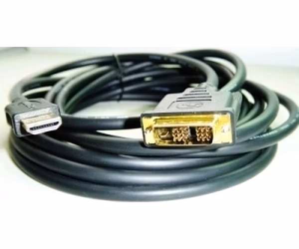 Kábel HDMI-DVI 1,8m, M/M tieň., pozlátené kontakty 1.3