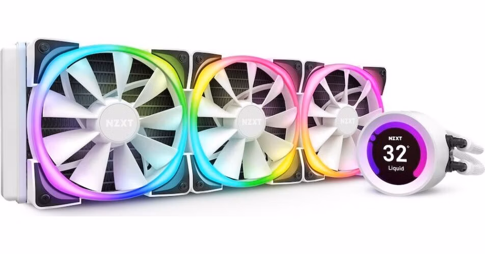 POUŽITÉ - NZXT vodní chladič Kraken Z73 RGB /3x120mm fan/ LGA2066/2011(-3)/1366/1156/1155/1151/1150/AM4/ 2,36"LCD disp....