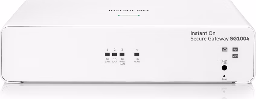 HPE Networking Instant On Secure Gateway 4-port Gigabit SG1004