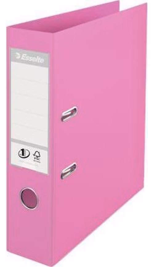 ESSELTE No.1 pořadač pákový Power SOLEA A4 75mm purpurový