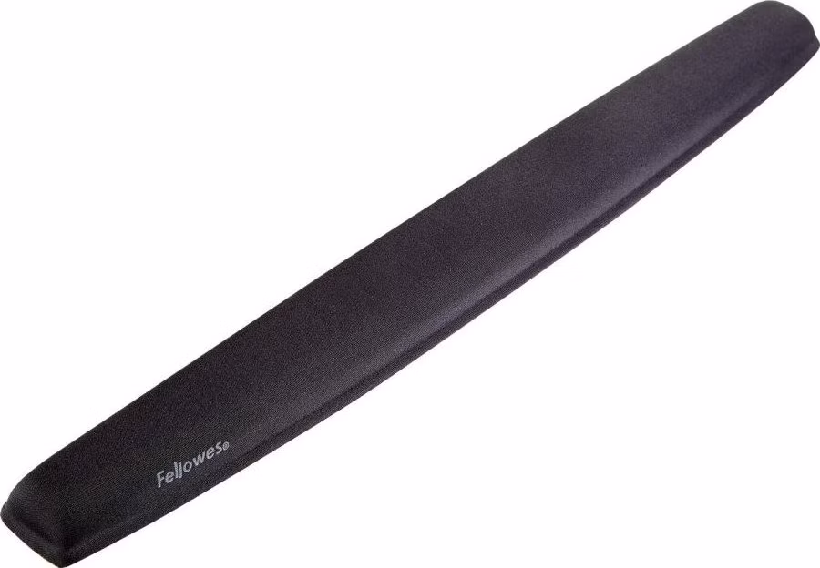 FELLOWES opěrka zápěstí ke klávesnici/ 490mm x 59mm x 20mm/ textilie/paměťová pěna/ černá