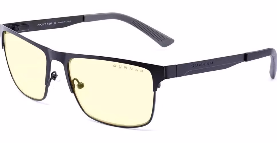 GUNNAR kancelářske/herní brýle PENDLETON SLATE * jantárová skla * BLF 65 * GUNNAR focus