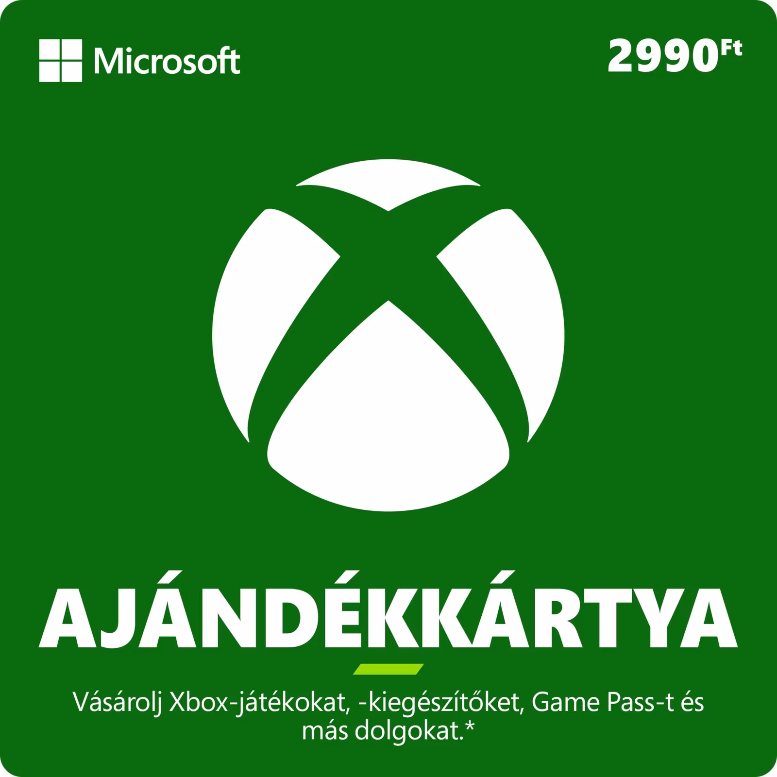 ESD XBOX - Darčeková karta Xbox 2990 HUF