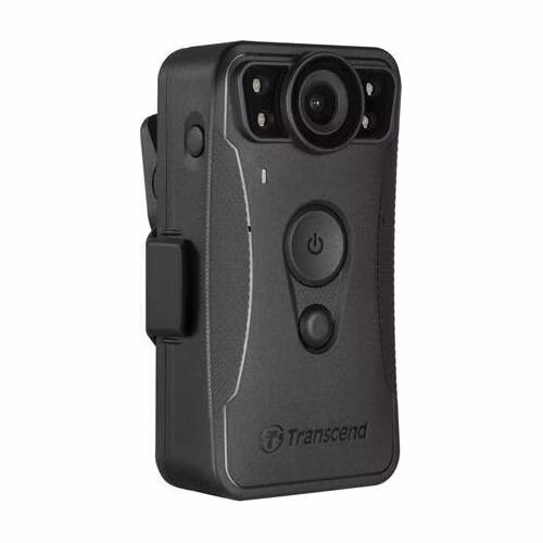 Transcend DrivePro Body 30 osobní kamera, Full HD 1080p, infra LED, 64GB paměť, Wi-Fi, Bluetooth, USB 2.0, IP67, černá