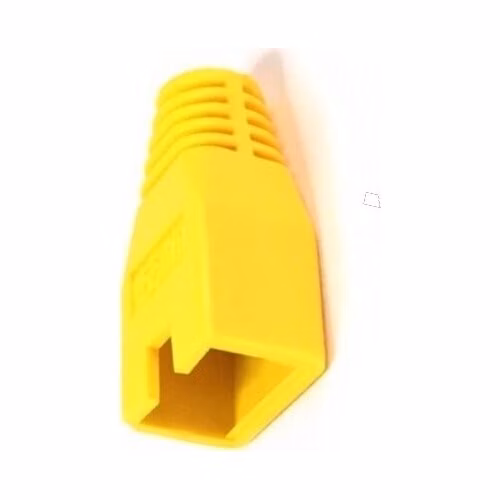 Ochrana pre konektor RJ45, odolná proti zaseknutiu - žltá, 100ks