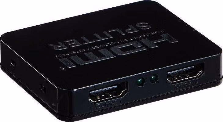 PremiumCord HDMI splitter 1-2 porty, s napájením z USB, 4K, FULL HD, 3D
