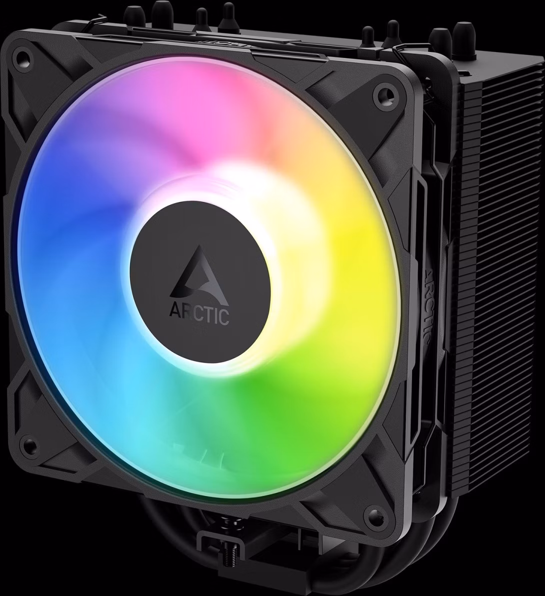 ARCTIC Freezer 36-S A-RGB (Black) - Výkonný celočierny vežový chladič CPU s úchvatným podsvietením