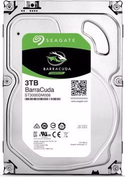 Seagate BarraCuda 3.5" HDD, 6TB, 3.5", SATAIII, 256MB cache, 5.400RPM