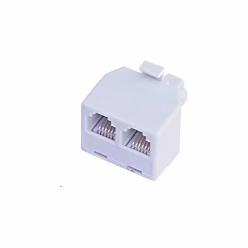 Zásuvka RJ12, 1x6p6c/2x6p6c - telefón