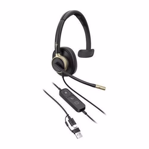 HP Poly Mission 815 náhlavní souprava Mono USB-C +USB-C/A