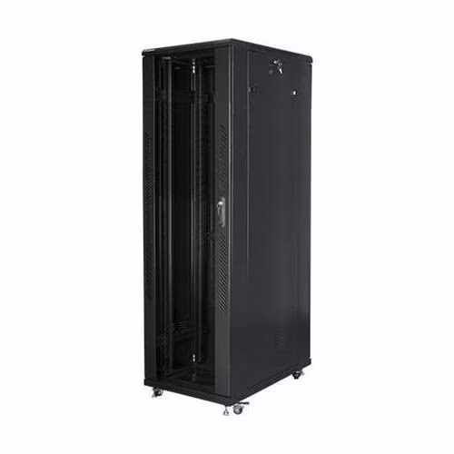 LANBERG Volně stojící skříň 19" 42U/800x1000 (v rozloženém stavu) černá (RAL9004)