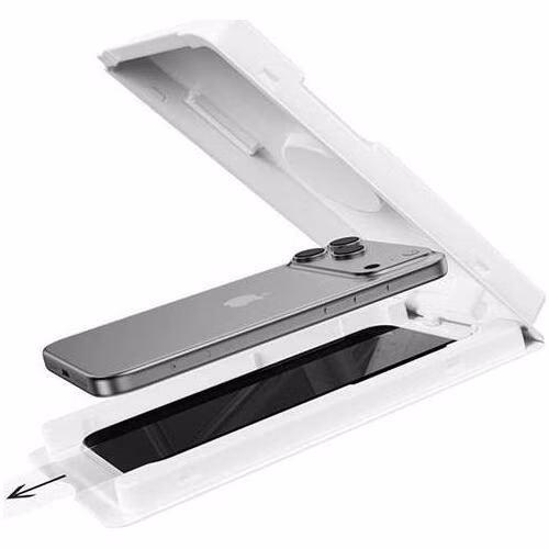 Devia ochranné sklo Van Series Privacy pre iPhone Air - Black Frame